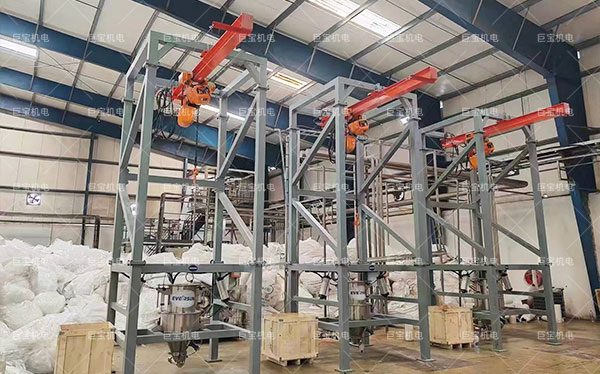 多臺敞開式噸包投料站客戶現場實拍